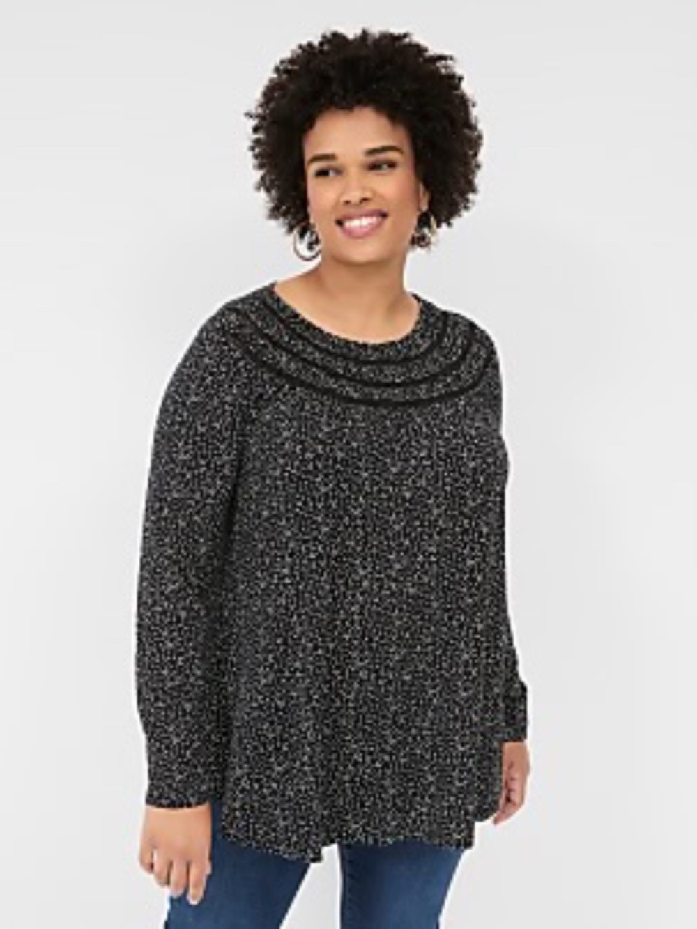 Lane Bryant Women’s Swing Crew Neck Top
